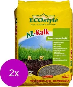 Ecostyle Az-Kalk 200 M2 - Kalk - 2 X 20 Kg -Tuinwerk Verkoop 1000x1200