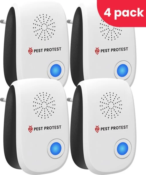 4-Pack Pest Protest® Muizenverjager – Ongedierte Verjager - Repeller Met Ultrasone – Insecten Reject – Diervriendelijk Muizen Bestrijding -Tuinwerk Verkoop 1002x1200 3