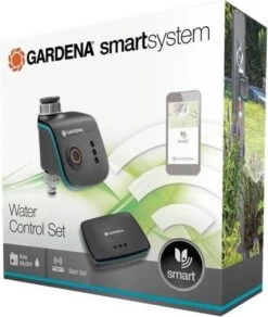 GARDENA - Smart Water Control Set Besproeiingscomputer - 1min Tot 10u - 6 Besproeiingen Per Dag -Tuinwerk Verkoop 1015x1200