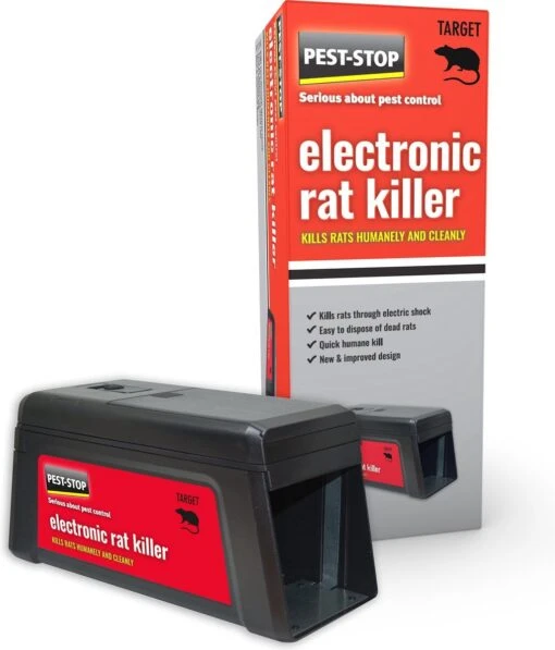 Pest-Stop - Elektrische Rattenval - Tegen Ratten En Muizen - Werkt Op Batterijen -Tuinwerk Verkoop 1025x1200 2