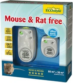 ECOstyle Mouse & Rat Free Tegen Muizen En Ratten - Ecologisch, Vriendelijk & Hyienisch - Veilig Voor Kinderen En Huisdieren - 30 + 30 M² - Voor 2 Kamers -Tuinwerk Verkoop 1057x1200 1