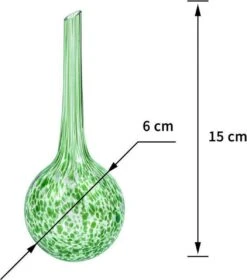 Merkloos Decopatent® 4 Stuks - Waterdruppelaar Voor Planten - Watergever - Glas - Waterbollen - Watergeefsysteem - Plantenbollen - Groen -Tuinwerk Verkoop 1060x1200 1