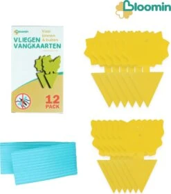 Bloomin Rouwvliegjes Bestrijden - Fruitvliegjes Vanger - Varenrouwmug Bestrijden - Vliegenvanger - Plak Klavertjes Tegen Rouwvliegen - Vangplaten - 12 Stuks -Tuinwerk Verkoop 1064x1200