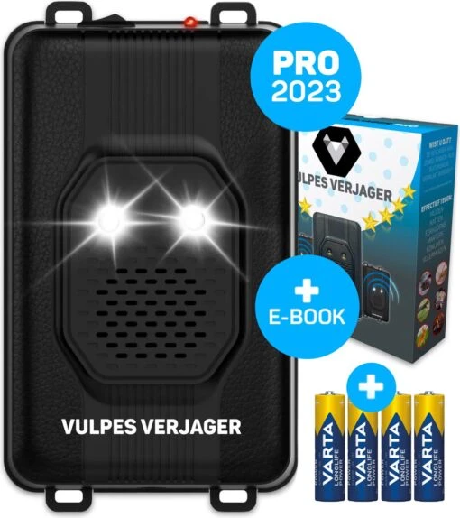 Vulpes Verjager® Marterverjager - Ongedierteverjager - Multifunctionele Set Binnen & Buiten - Batterijen, 12V & Auto Accu - Marters, Muizen & Ratten - Steenmarter Verjager PRO - Incl. E-Book -Tuinwerk Verkoop 1067x1200 1