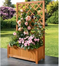 Parkside Plantenbak Met Klimrek 60 X 28 X 100cm -Tuinwerk Verkoop 1073x1200