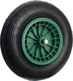 Kruiwagen Wiel 4.00 - 8 Luchtband Lijnprofiel - Asdiameter 20mm -Tuinwerk Verkoop 1074x1200