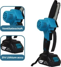 NovarGarden® Mini Kettingzaag NG1 - Met 2x Accu - Takkenzaag - Snoeizaag - Electrisch - Handzaag - Boomzaag - 21V -Tuinwerk Verkoop 1080x1200 2