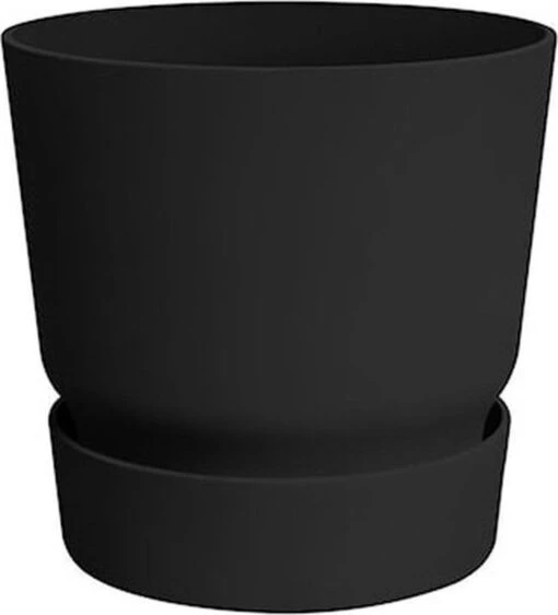 Elho Greenville Rond 40 - Grote Bloempot Voor Buiten - Gemaakt Van Gereycled Plastic - Ø 39.0 X H 36.8 Cm - Living Black -Tuinwerk Verkoop 1089x1200 1