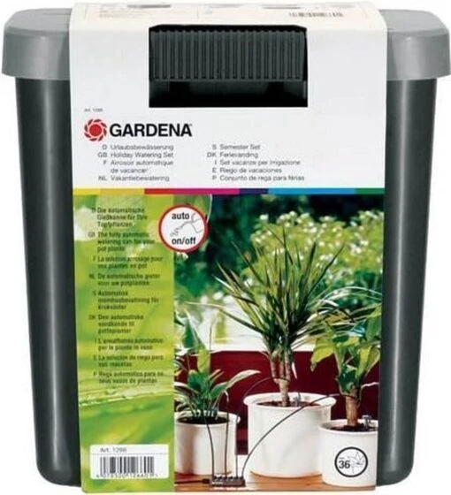 GARDENA Vakantiebewateringsset Duppelsysteem - Geschikt Voor 36 Potplanten - Incl. 9l Vat -Tuinwerk Verkoop 1092x1200 1