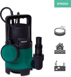 VONROC Dompelpomp/Waterpomp 400W - 8000l/h - Voor Vuil En Schoonwater - Met Vlotter -Tuinwerk Verkoop 1105x1200 1