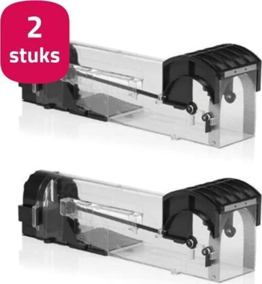 OhmyGoods Diervriendelijke Muizenval - 2 Stuks - Val Voor Muizen & Kleine Ratten - Voor Binnen & Buiten - Recyclebaar, Hygiënisch & Vaatwasser Bestendig -Tuinwerk Verkoop 1106x1200 3