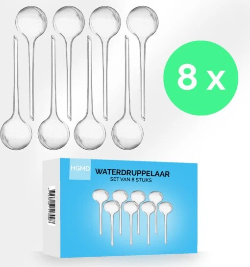 Waterdruppelaar Set Van 8 Stuks Voor Planten Transparant - Waterdruppelaar Voor Kamerplanten – Waterbol - Waterdruppelaar Voor Planten - Watergeefsysteem -Tuinwerk Verkoop 1126x1200 1