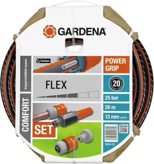 GARDENA - Comfort FLEX - 6-delige Tuinslangset Tuinslang - 20 Meter - 13 Mm -Tuinwerk Verkoop