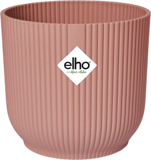 Elho Vibes Fold Rond 25 - Bloempot Voor Binnen - Ø 25.0 X H 23.0 Cm - Delicaat Roze -Tuinwerk Verkoop 1129x1200 1