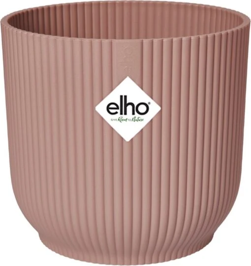 Elho Vibes Fold Rond Wielen 35 - Bloempot Voor Binnen - Ø 34.9 X H 32.4 Cm - Delicaat Roze -Tuinwerk Verkoop 1130x1200 3