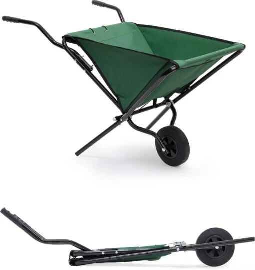 Relaxdays Kruiwagen Opvouwbaar - Inklapbare Tuinwagen - Vouwkruiwagen - Groen - 50 L -Tuinwerk Verkoop 1133x1200 1