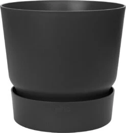 Elho Greenville Rond 40 - Grote Bloempot Voor Buiten - Gemaakt Van Gereycled Plastic - Ø 39.0 X H 36.8 Cm - Living Black -Tuinwerk Verkoop 1134x1200 2