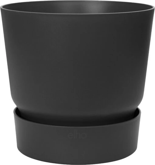 Elho Greenville Rond 40 - Grote Bloempot Voor Buiten - Gemaakt Van Gereycled Plastic - Ø 39.0 X H 36.8 Cm - Living Black -Tuinwerk Verkoop 1134x1200 2