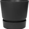 Elho Greenville Rond 40 - Grote Bloempot Voor Buiten - Gemaakt Van Gereycled Plastic - Ø 39.0 X H 36.8 Cm - Living Black -Tuinwerk Verkoop 1135x1200 2