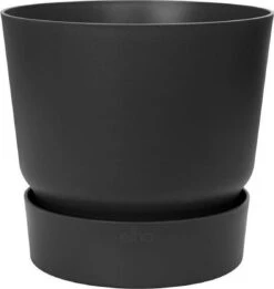 Elho Greenville Rond 40 - Grote Bloempot Voor Buiten - Gemaakt Van Gereycled Plastic - Ø 39.0 X H 36.8 Cm - Living Black -Tuinwerk Verkoop 1135x1200 4