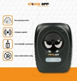 Knock Off Animal Repeller – Ultrasone Verjager – Dierenverjager – Kattenverjager – Ongedierteverjager – Op Batterijen – 300m2 Bereik – Verschillende Ultrasoon Instellingen -Tuinwerk Verkoop 1139x1200 5