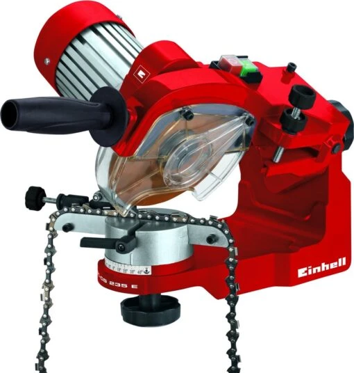 Einhell Kettingslijper GC-CS 235 E (235 W - 3.000 /min - Kettingspanner - Slijpschijf - Verlichting - Draaibare Slijpkop - Dieptebegrenzer) Slijpkop - Dieptebegrenzer) -Tuinwerk Verkoop 1142x1200 2