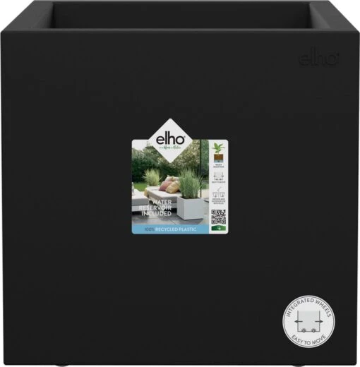 Elho Vivo Next Vierkant 40 - Plantenbak Voor Binnen & Buiten - Ø 39.0 X H 37.9 Cm - Zwart/Living Black -Tuinwerk Verkoop 1176x1200 4