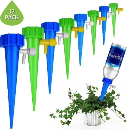 12 Stuks Plant Bewateringssysteem | Waterdruppelaar | Druppelsysteem |Bewateringssysteem | Bewateringsyteem Watergeefsysteem | Plantenbol | Automatische Gieter | Water Druppelaar | Druppel Systeem | Water Geef Systeem | Plantenbol | -Tuinwerk Verkoop