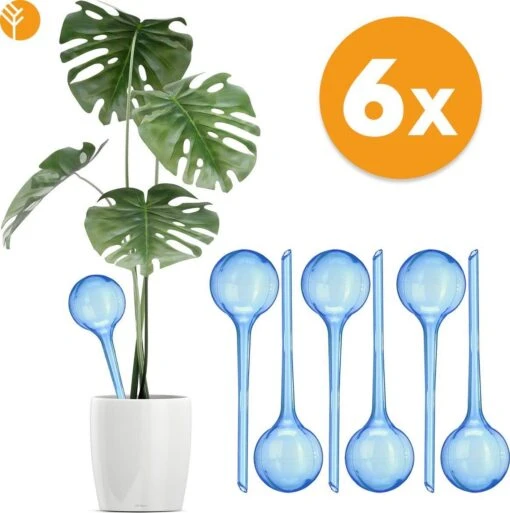 Waterdruppelaar Blauw Set Van 6 Stuks Voor Planten – 27 CM – Automatisch Watergeefsysteem Voor Kamerplanten – Planten Watergever Met Druppelsysteem – Waterbol -Tuinwerk Verkoop 1193x1200 1