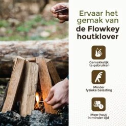 Flowkey® Houtklover XL - Houtsplijter Bijl - Houtkliever Kloofwig Gietijzer - Voor Hout & Aanmaakhout - Inclusief Gratis Hamer -Tuinwerk Verkoop 1196x1200 6