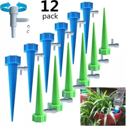 12 Stuks Plant Bewateringssysteem | Waterdruppelaar | Druppelsysteem |Bewateringssysteem | Bewateringsyteem Watergeefsysteem | Plantenbol | Automatische Gieter | Water Druppelaar | Druppel Systeem | Water Geef Systeem | Plantenbol | -Tuinwerk Verkoop 1198x1200 2