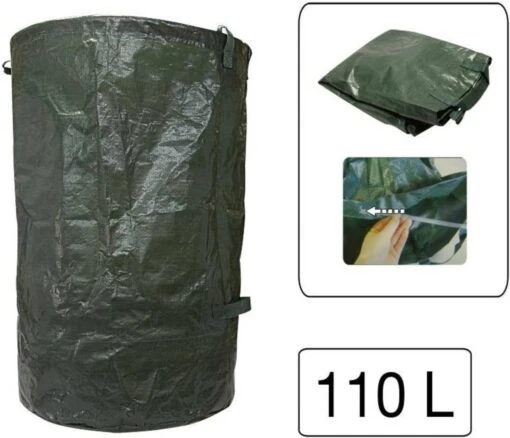 Benson Tuinafval Zak Heavy Duty 110 Liter – 70x45cm | Puinzak | Grote Zak Voor Het Opslaan Van Bladeren Takken En Afval -Tuinwerk Verkoop 1200x1030 1