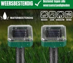 Jork - Mollenverjager - Mollenverjager Op Zonne Energie - Mollenbestrijding - Muizenverjager - Muizenval Diervriendelijke - 4 Stuks - Diervriendelijk - Zonne Energie - Waterdicht - V2 - 2023 Model -Tuinwerk Verkoop 1200x1030 3