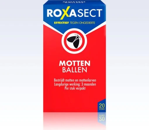 Roxasect Mottenballen - Insectenbestrijding - 20 Stuks -Tuinwerk Verkoop