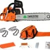 TIMBERPRO - Kettingzaag – Benzine - 62 Cc - Zwaardlengte 50 Cm - Transportzak - 2e Ketting -Tuinwerk Verkoop 1200x1072 1