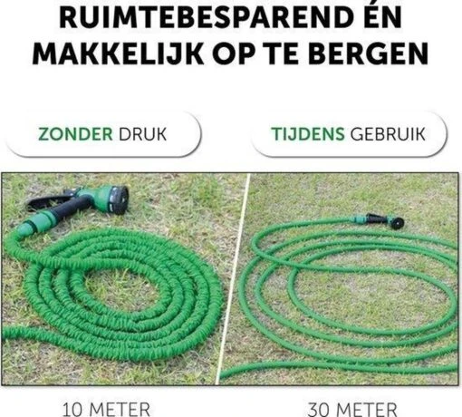 Merkloos Tuinslang - Tuinslag Flexibel - Tuinslag Flexibel 15M -15 Meter - Tuinslangen - Uitrekbaar - Met Koppelstuk - 7 In 1 Sproeikop -Tuinwerk Verkoop 1200x1082 1