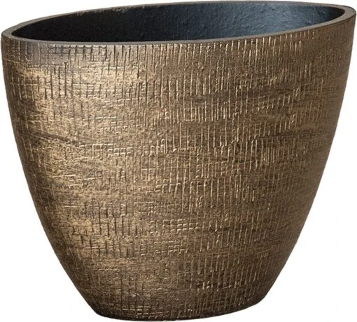 Merkloos Planter Ryan Shiny Gold 33 Cm Ovale Gouden Bloempot Voor Binnen Ovaal -Tuinwerk Verkoop 1200x1084 2