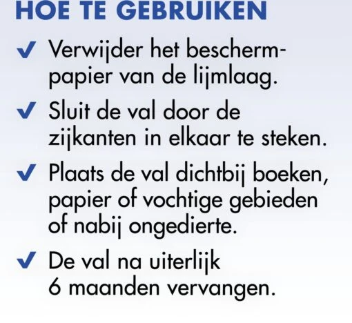 Roxasect Zilvervisjesval - Ongedierteval - Bestrijden Van Zilvervisjes, Papiervisjes En Ovenvisjes - 2 Stuks -Tuinwerk Verkoop 1200x1102 10