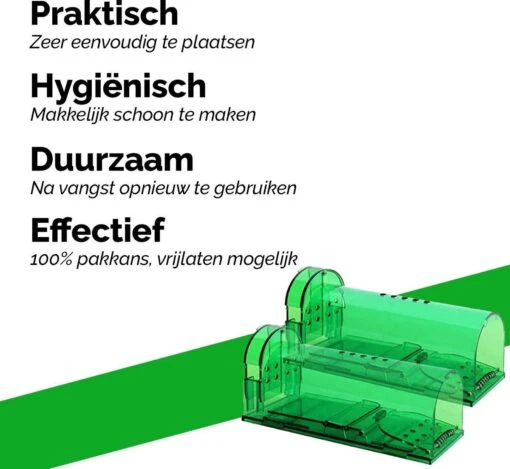 VerminBuster Diervriendelijke Muizenval - 2 Stuks - Levende Muizenval - Muizenverjager -Tuinwerk Verkoop 1200x1103 2