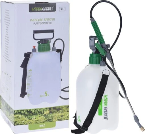 Merkloos Pro Garden Plantensproeier Drukspuit - 5 Liter - Inclusief Draagriem -Tuinwerk Verkoop 1200x1107 2