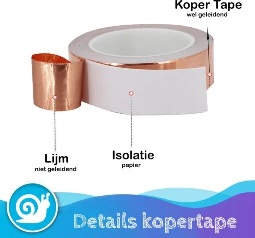 Summer Spark Kopertape Anti Slakken 10 Meter - Anti Slakken Tape - Kopertape Tegen Slakken - Slakkenval - Alternatief Op Slakkenkorrels -Tuinwerk Verkoop 1200x1120 6