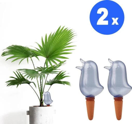 Waterdruppelaar Voor Planten 2 Stuks - Waterbol Kamerplanten - Automatisch Watergeefsysteem - Vogel - Blauw -Tuinwerk Verkoop 1200x1125 1