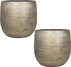 Luxe Plantenpot/bloempot Goud Mira Van Keramiek 14 Cm - Keramische Plantenpotten/plantenbakken -Tuinwerk Verkoop 1200x1131 4