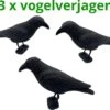 Merkloos 3 X Duivenverjager Kraai - Vogelverschrikker - Vogelverjager - Kunststof Kraaien -Tuinwerk Verkoop 1200x1137 3