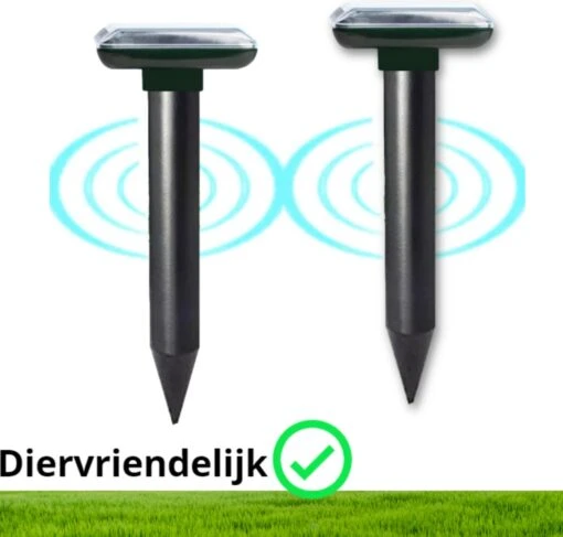 Sedeve Mollenverjager Op Zonne Energie –Mollenverjager – Muizenverjager – Ultrasone-verjager – Bereik Van 150 M2 - Set Van 2 Stuks -Tuinwerk Verkoop 1200x1147 1