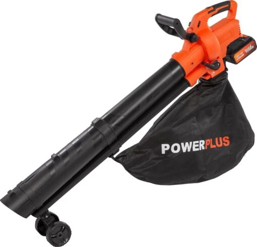 Powerplus Dual Power POWDPG75270 Bladblazer - Bladzuiger En -versnipperaar - Brushless - Blazen - Zuigen - Versnipperen - Excl. Accu En Lader - Incl. Opvangzak 45L -Tuinwerk Verkoop 1200x1152 3