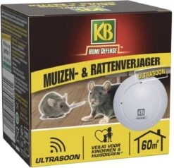 KB Home Defense Ratten- En Muizenverjager - Elektromagnetisch / Ultrasoon / Lichtflits - 220m2 Bereik - Diervriendelijk - Ongedierte Verjager -Tuinwerk Verkoop 1200x1156 4