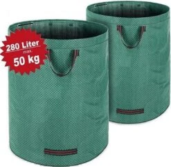 Gardebruk Tuinafvalzak - 2 Stuks 280L – 77x67cm/Opvouwbaar - Groen -Tuinwerk Verkoop 1200x1175 5