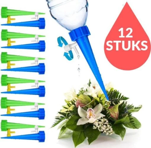 12 Stuks Plant Bewateringssysteem | Waterdruppelaar | Druppelsysteem |Bewateringssysteem | Bewateringsyteem Watergeefsysteem | Plantenbol | Automatische Gieter | Water Druppelaar | Druppel Systeem | Water Geef Systeem | Plantenbol | -Tuinwerk Verkoop