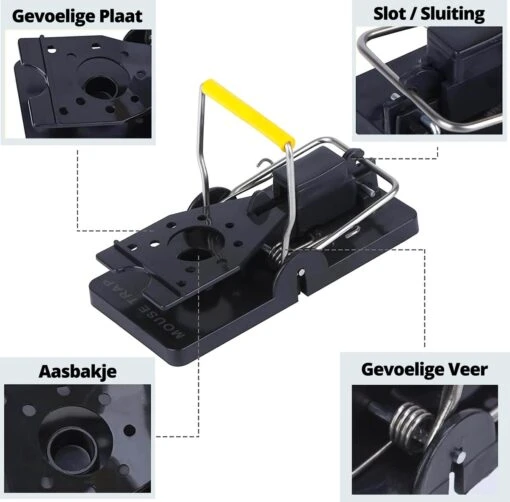 Merkloos Altho Muizenval - Muizenklem - 6 Stuks - Mouse Trap - Muizenvallen - 100% Pakkans – Voor Binnen En Buiten -Tuinwerk Verkoop 1200x1181 11